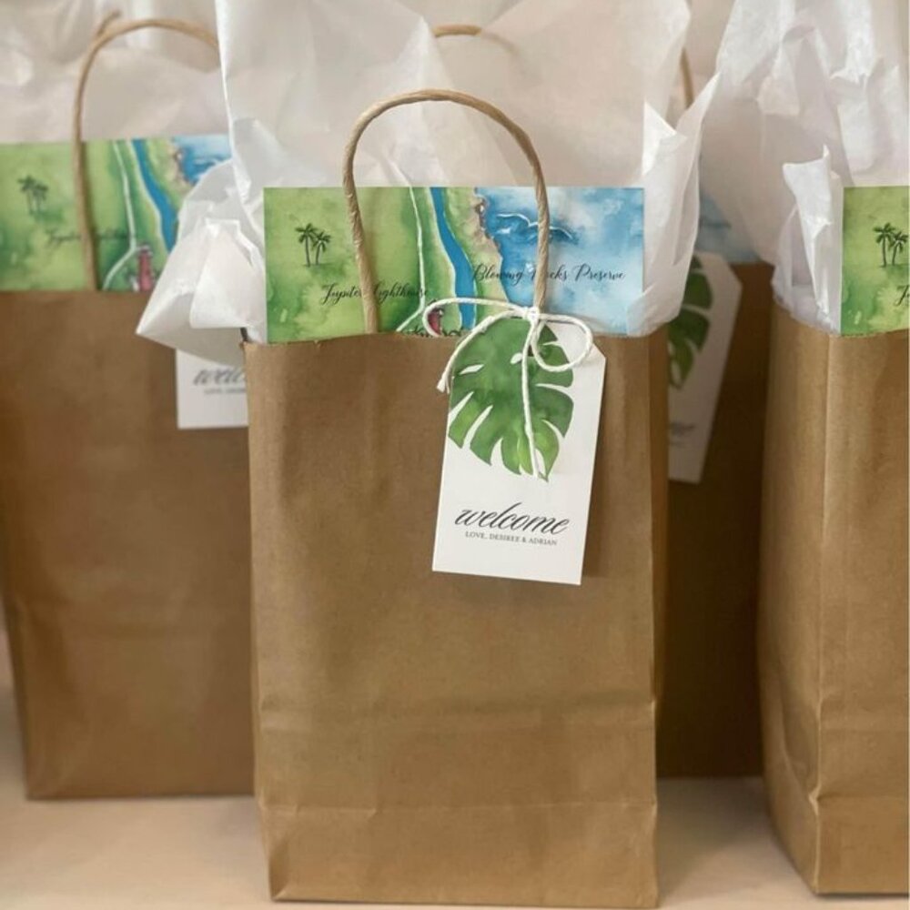 100 Wedding Welcome Guest Bags